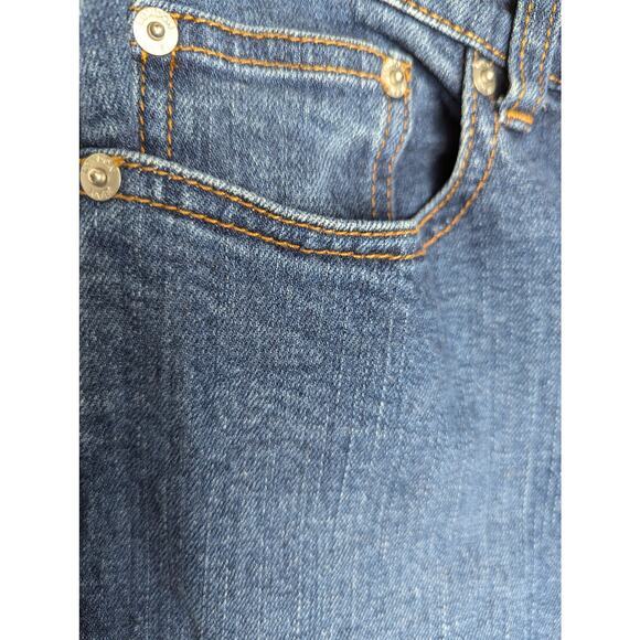 London Jeans Sz 2wmns button fly Waist 28" hip 37"Ins 29"Leg width 18" - Picture 6 of 10